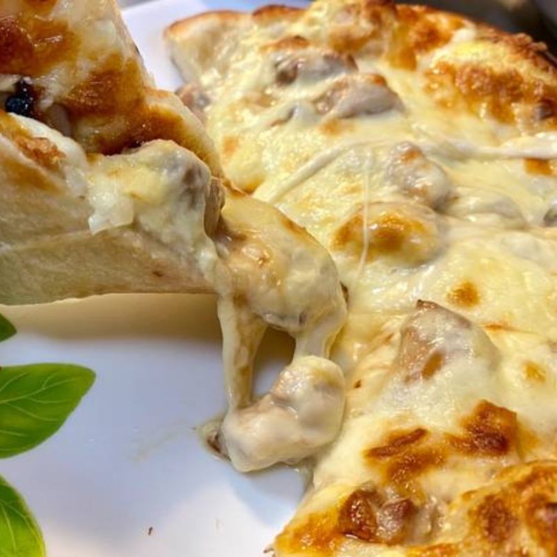 Home 12 Chicken Mayo pizza Biga Artison Bakery Hermanus